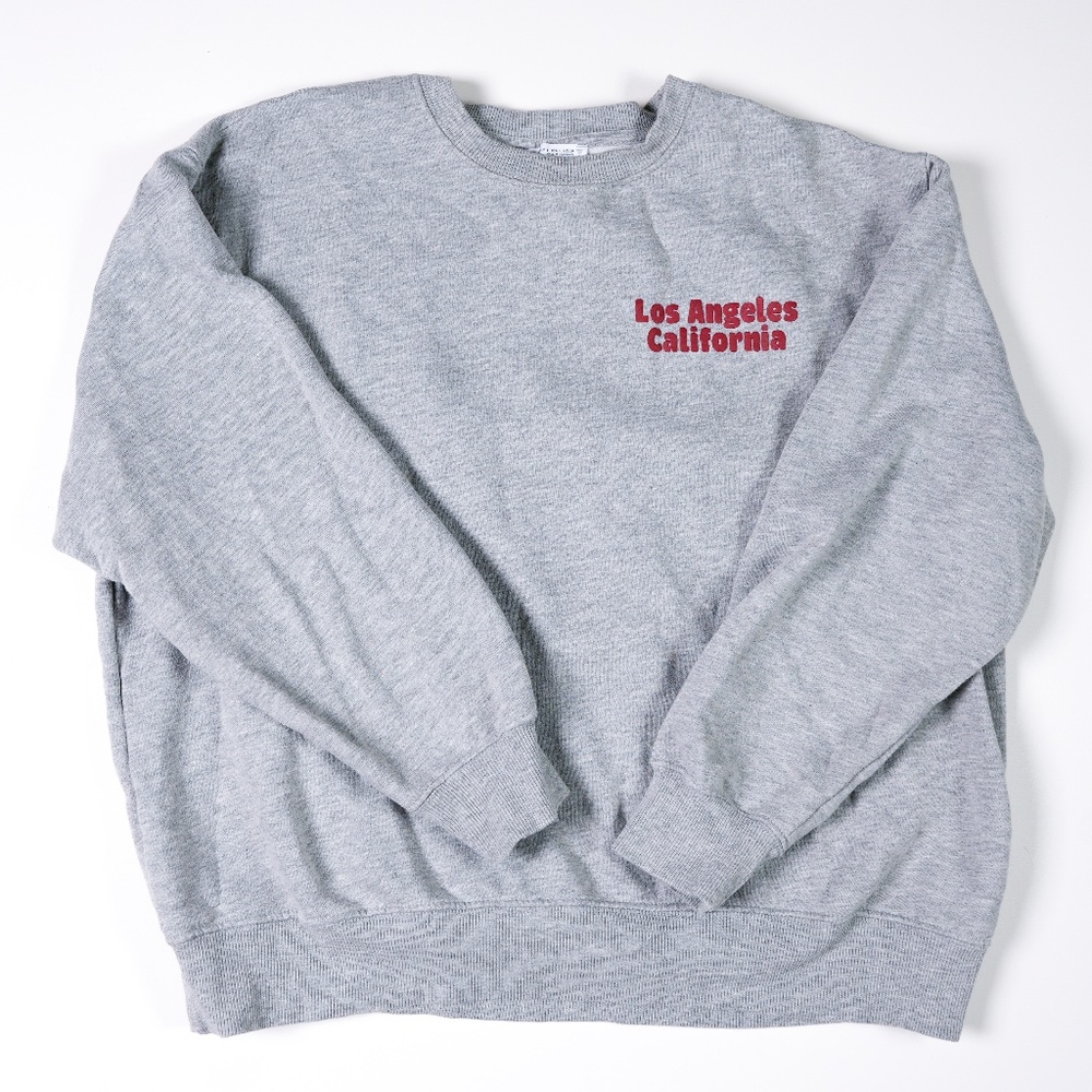 Zara Women's crew neck sweatshirt, size Large Los Angeles